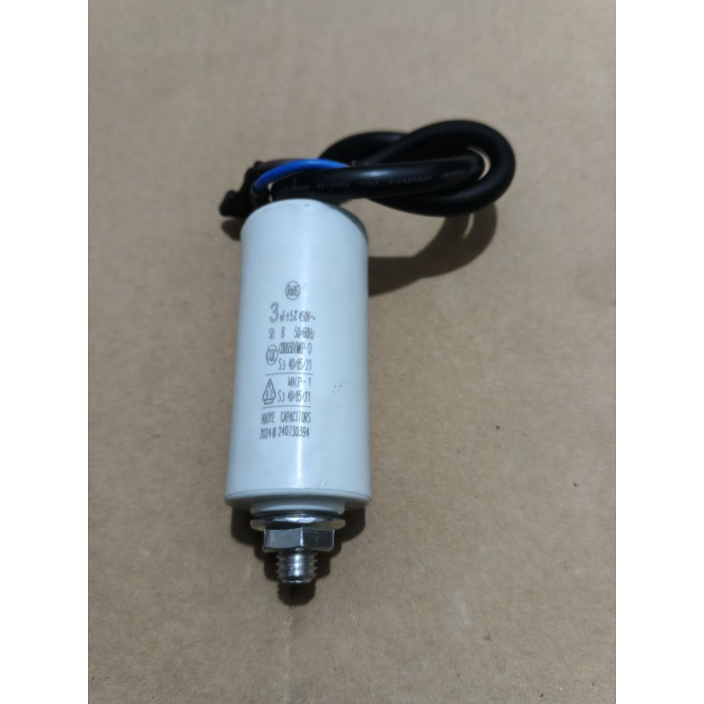 capacitor starting kulkas Cbb65 3uf original aqua