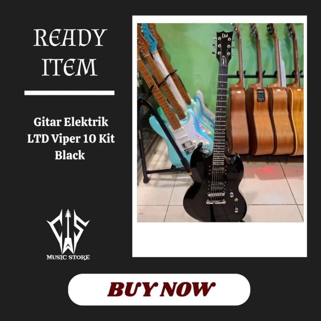 Gitar Elektrik LTD Viper 10 Kit Black