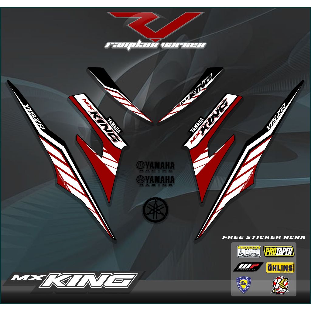 STRIPING JUPITER MX KING/STIKER MX KING 150/STRIPING MOTOR MX KING 150 THAILAND KEREN
