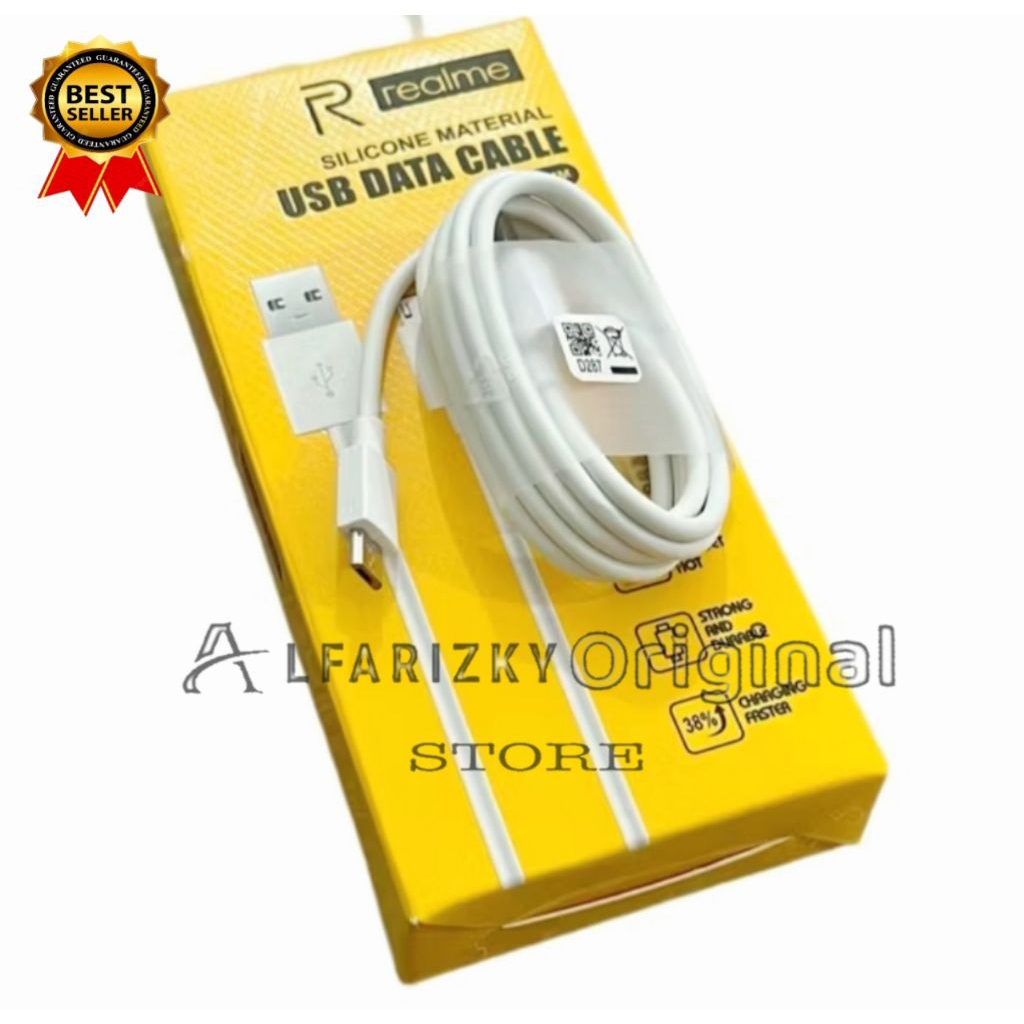 Kabel Data Usb Realme C11 C12 C15 C20 C21 C21Y Micro Usb Original 100% Kabel Data Carger Usb Micro -