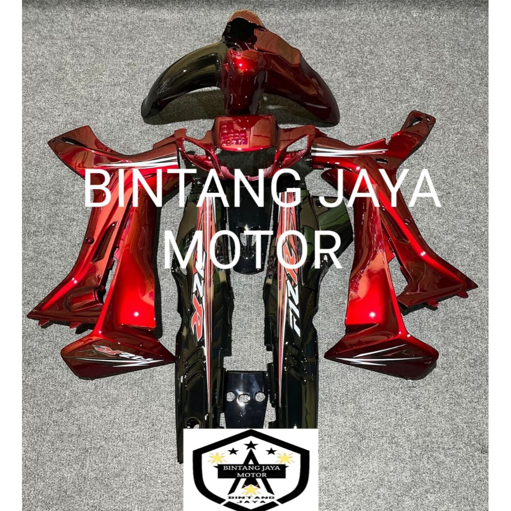 cover body fizr merah marun terbaru body fizr mode 125z terbaru