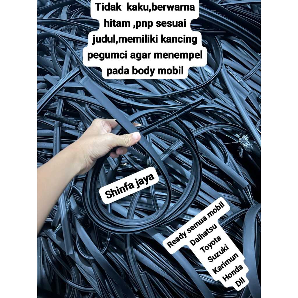 driip side /list moulding /karet list atap mobil /karet roof COROLLA ALTIS/ 2007-2012