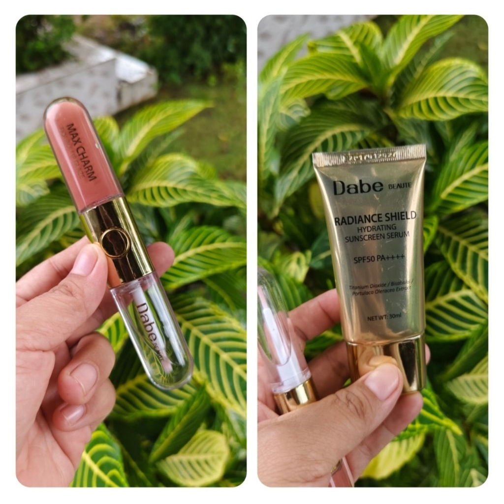 PRELOVED SUNSCREEN DABE BEAUTY & LIPTIN DABE BEAUTY