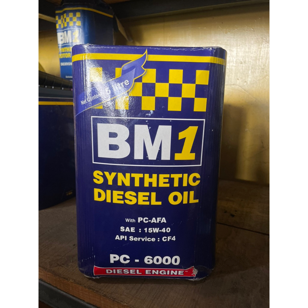 BM1 pc 6000 15w-40 kemasan 5 liter