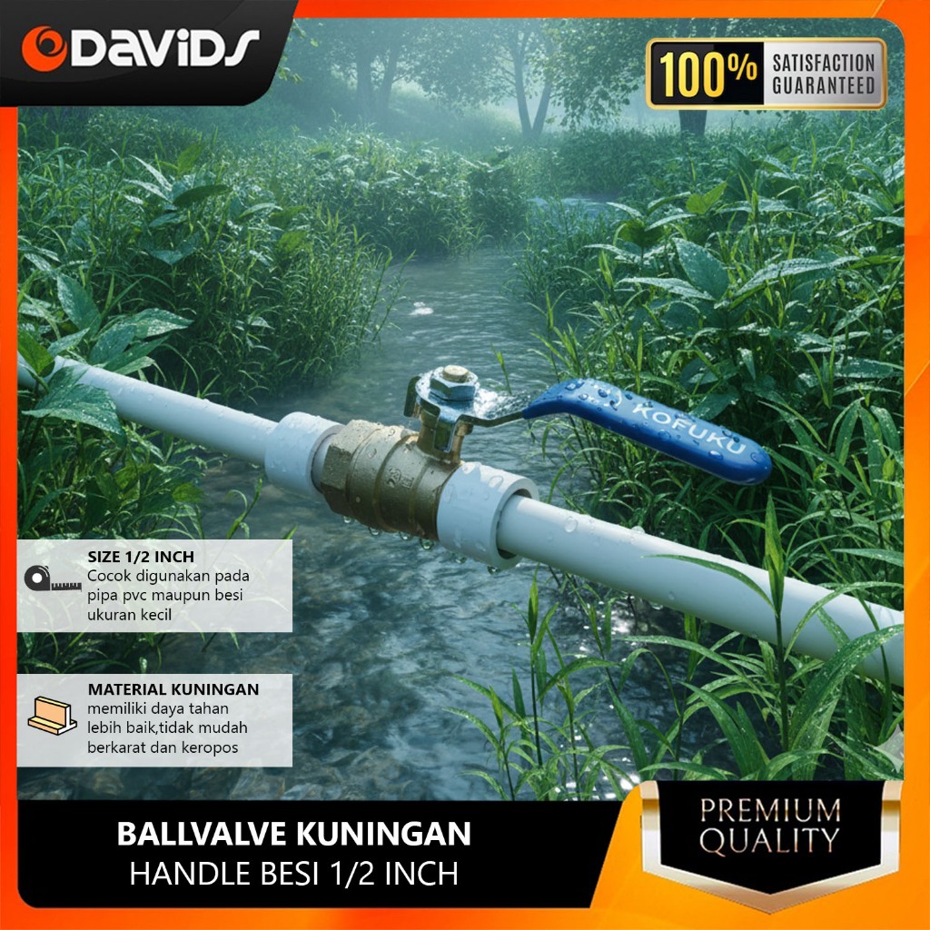 Ball Valve Ballvalve Stop Kran Kuningan Stop Kran 3/4 Inch