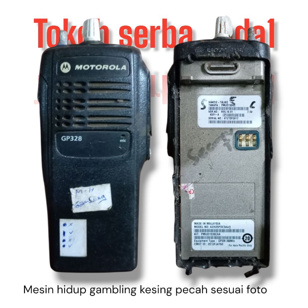 HT MOTOROLA GP328 gambling mesin hidup