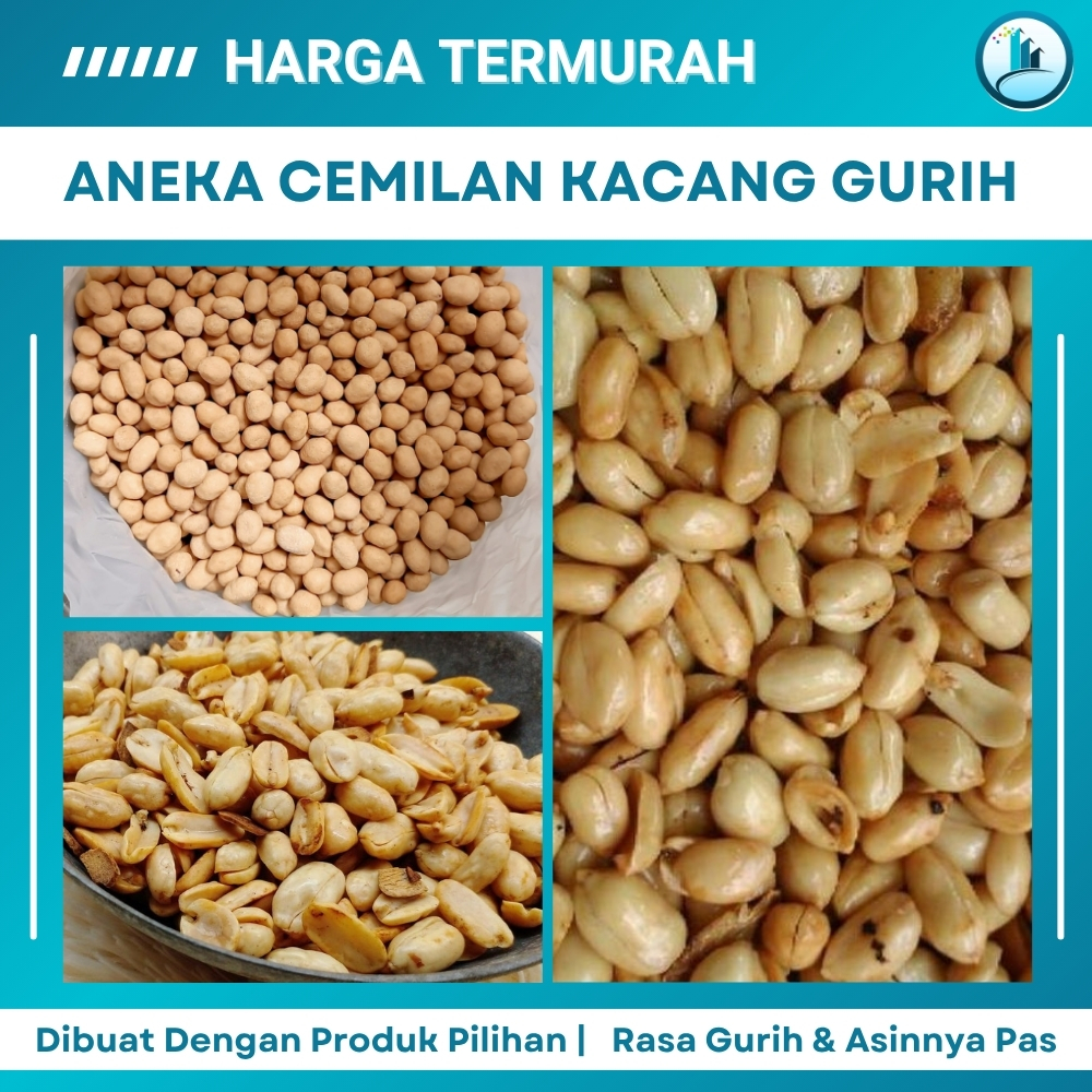 Snack Kacang Sangrai Asin Kacangan Bali Bawang Kacang Atom Telur Oven Kacang Telor Manis Gurih