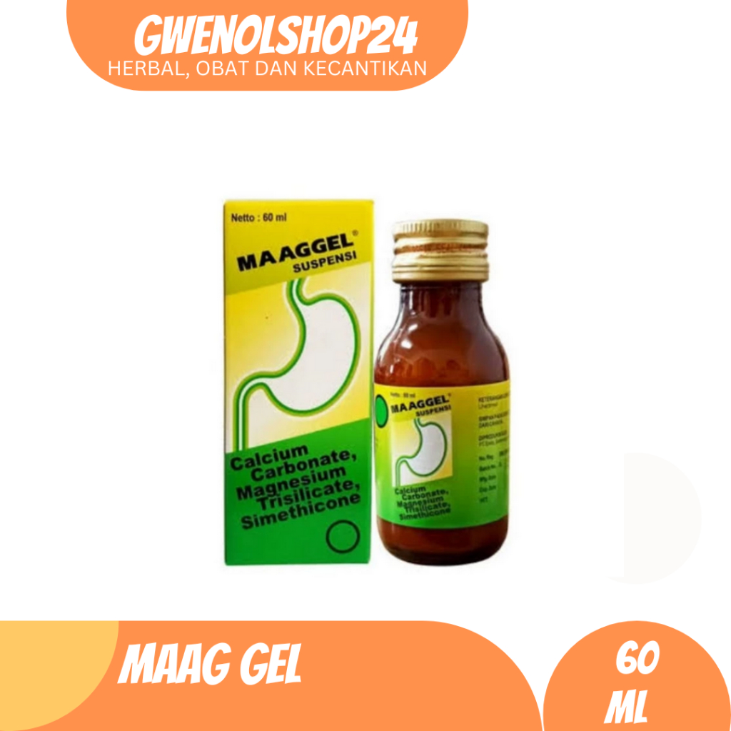 Maag gel Sirup 60 Ml Erela | Maaggel sirup 60 ml / Obat Maag / Obat Asam Lambung