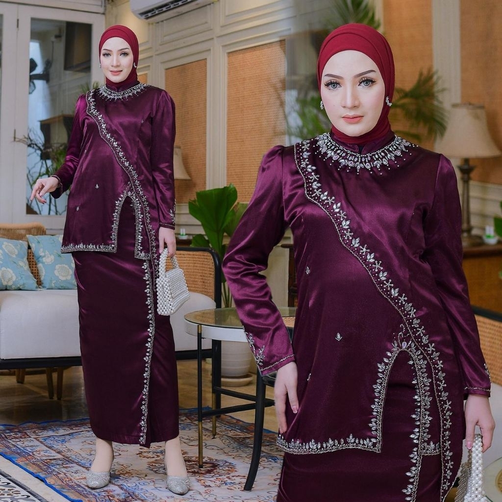 (COD)SET MELAYU ALEETA / SET KURUNG MELAYU PAYET / SET KEBAYA SILK MELAYU ALEETA / BAJU KURUNG WANIT