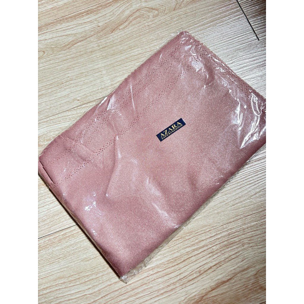 BARU JILBAB KERUDUNG SEGI EMPAT UNGU MAUVE KREM