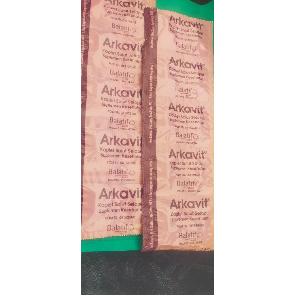 ARKAVIT SUPLEMEN KESEHATAN 1 STRIP ISI 10 TABLET