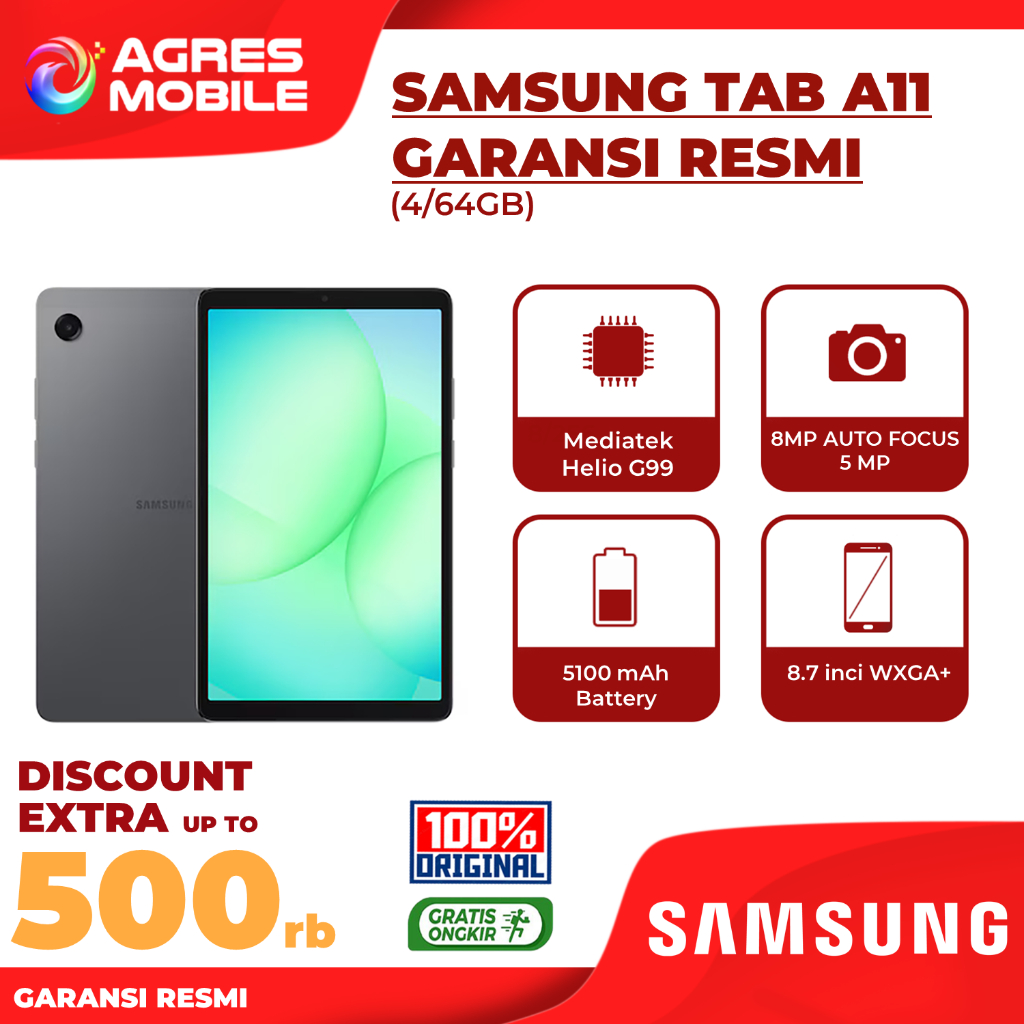 Samsung Galaxy Tab A11 WiFi 4/64GB 8.7" 90Hz