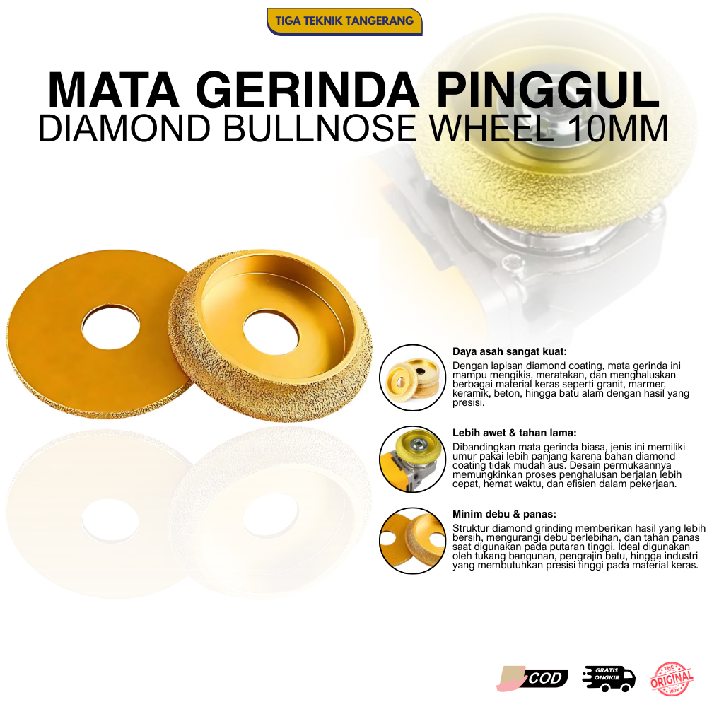 Mata Pinggul Bevel Granit Bullnose Mata Roda Granit Ukir Keramik mata  gerinda  bevel  granit