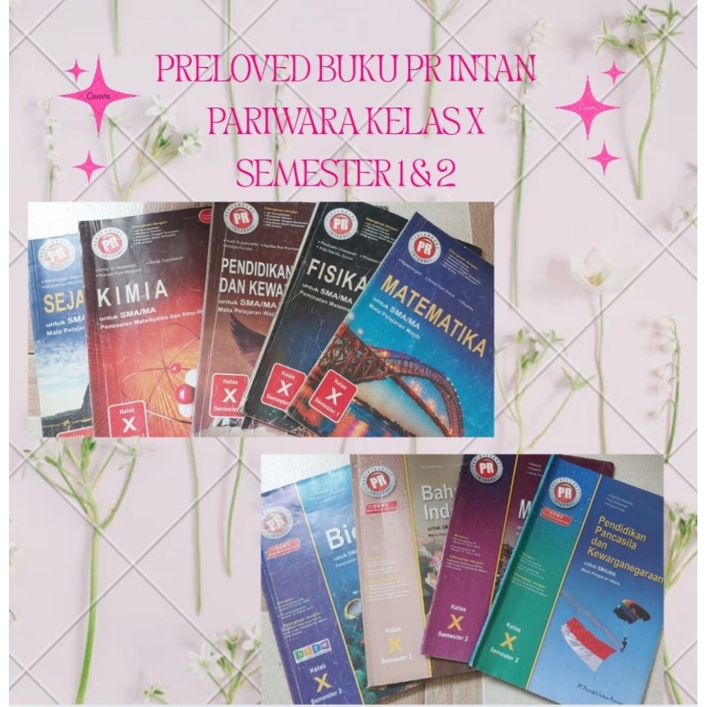 BUKU PR INTAN PARIWARA KELAS 10 SEMESTER 1&2