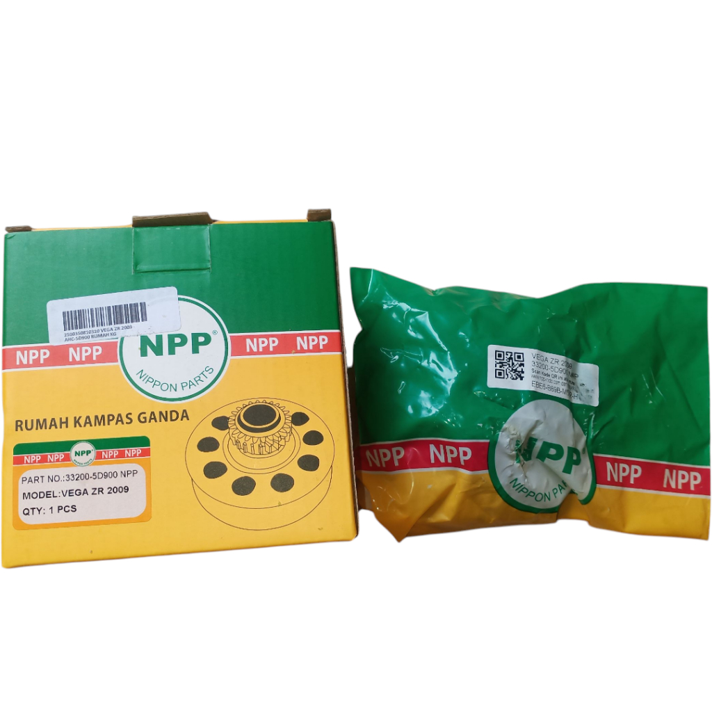 Rumah Kampas Ganda NPP Vega ZR 2009 – 21T / 24T Original Presisi Tahan Lama Plug & Play