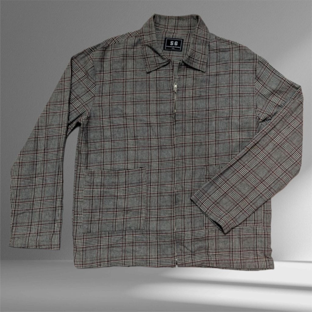 Jacket Casual Tartan Vintage Branded Storage The Grounds Original Second Preloved