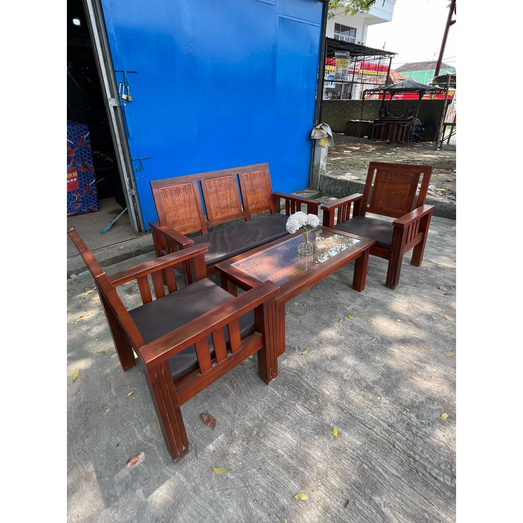SOFA KAYU JATI + JOK/311