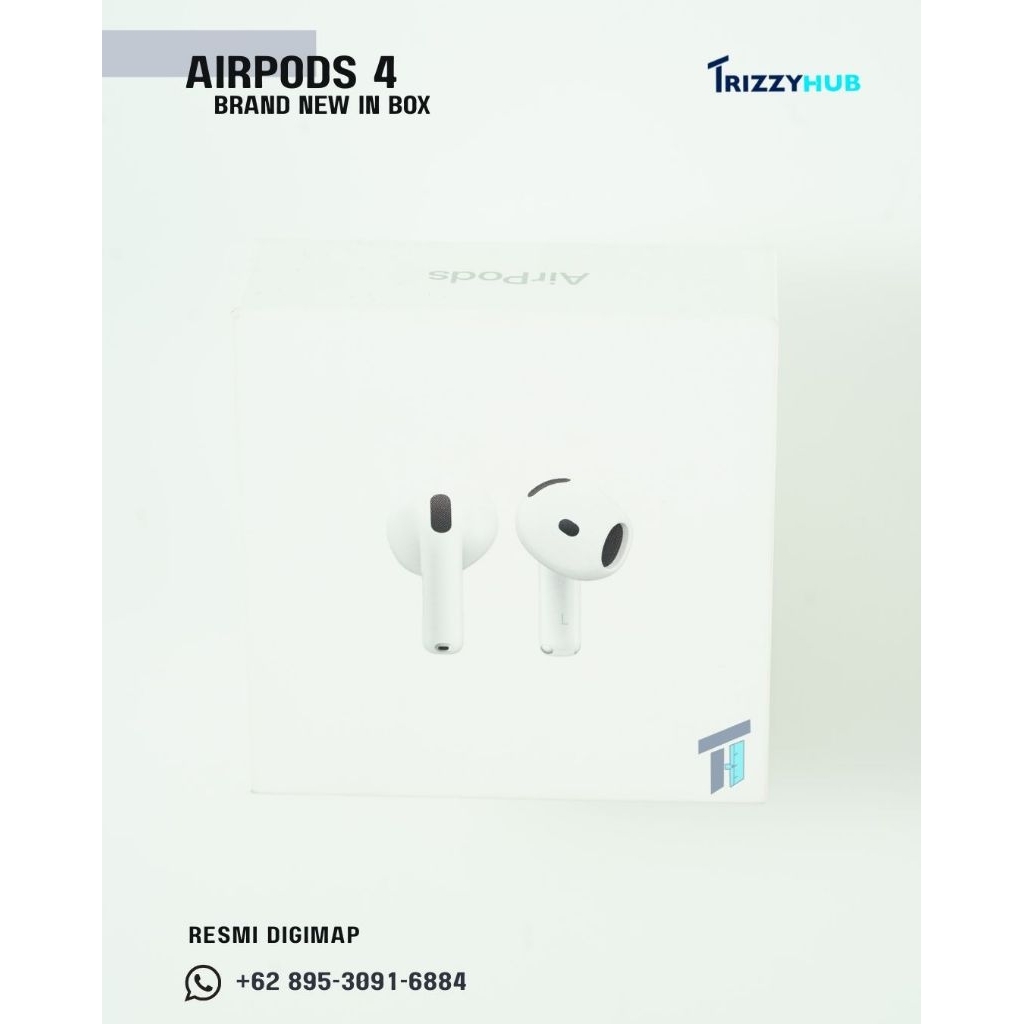 TrizzyHub AirPods 4, Masih Segel Resmi Digimap