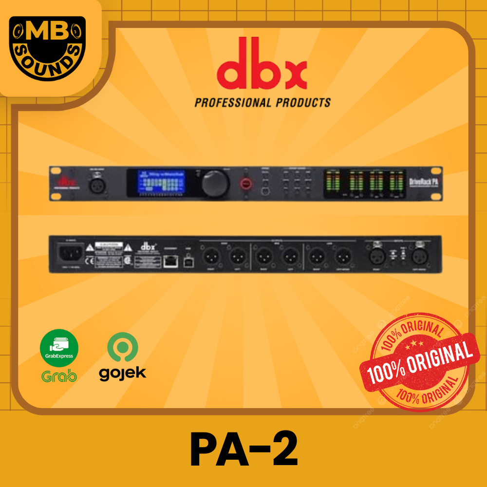DBX PA2 / DBX-PA2 / DBX PA 2 / DBXPA2 Speaker Management MONO 3WAY Original