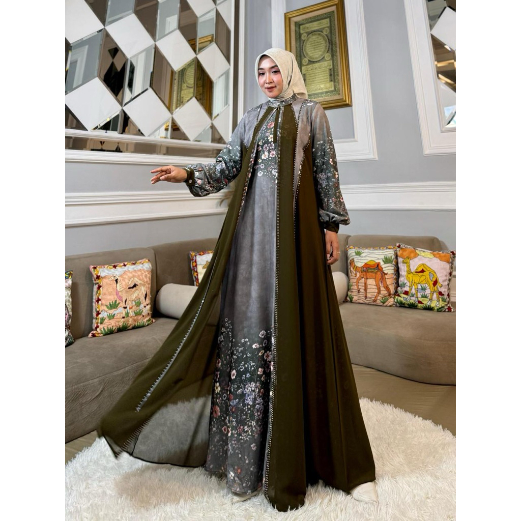 Gamis Mewah By Qory's | Qory's Dress Premium | Gamis Silk Cerruty