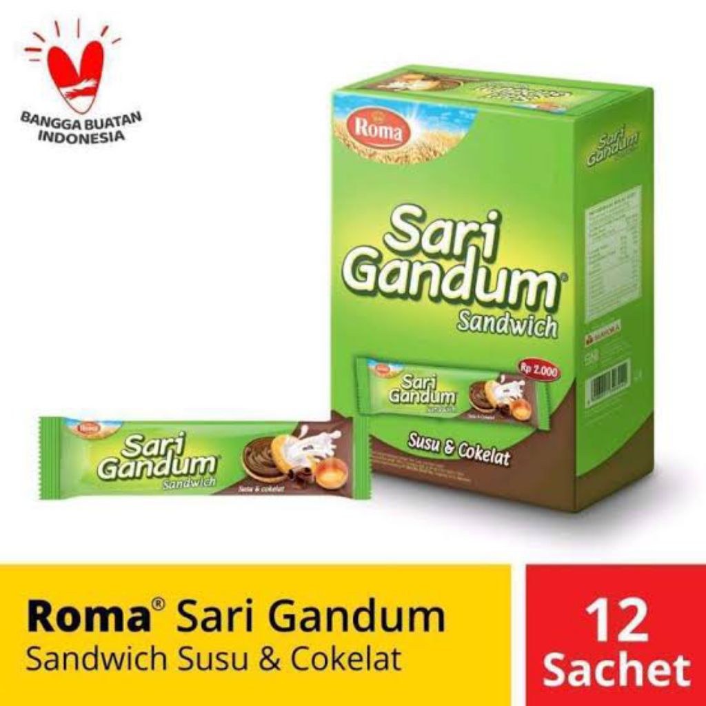 roma sari gandum coklat