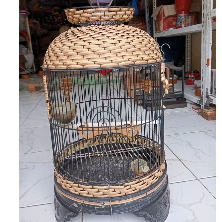 sangkar besi perkutut dekukur puter