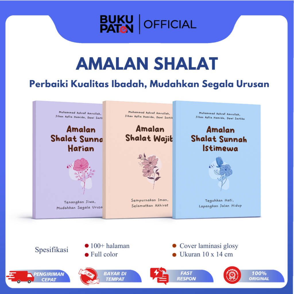 Buku Amalan Shalat - Shalat Sunnah Wjib, Shalat Sunnah Harian, Shalat Sunnah Istimewa - Alpha Books