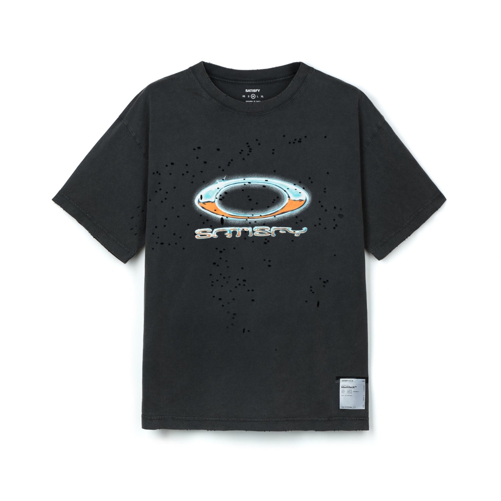 Satisfy Oakley Mothtech T-Shirt Running Aged Black