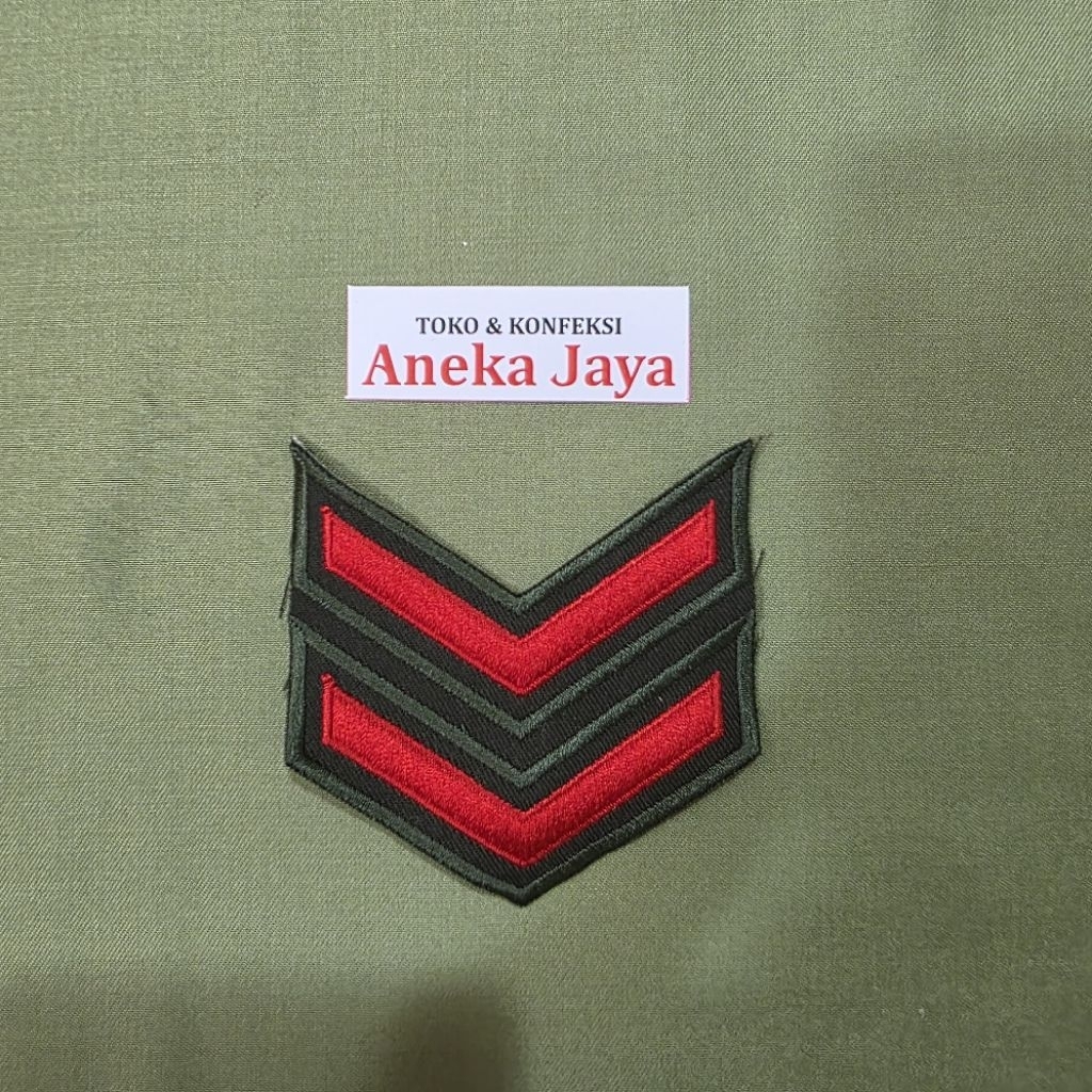 Pangkat atribut PDL TNI bordir kopda koptu kopka