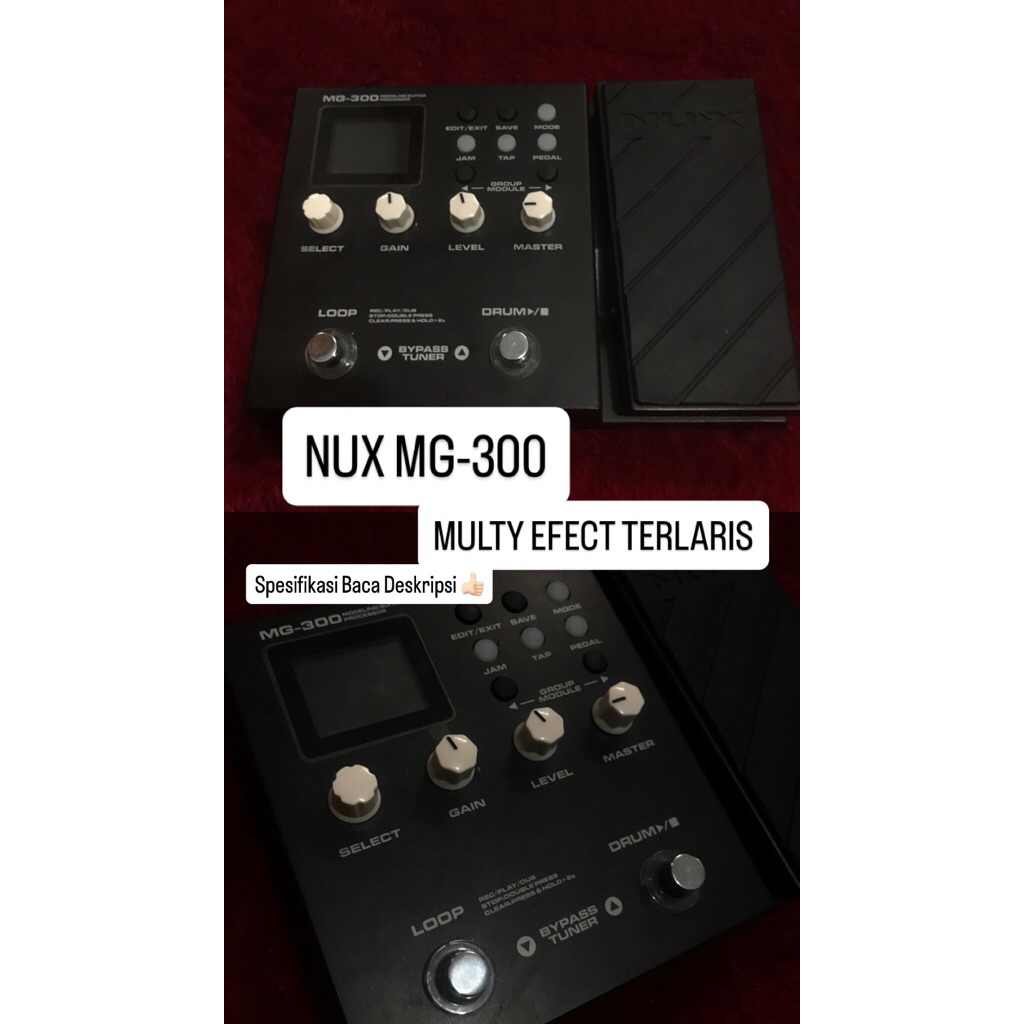 NUX MG - 300 (Bekas) - Amp Digital + Efek Lengkap, Siap Pakai