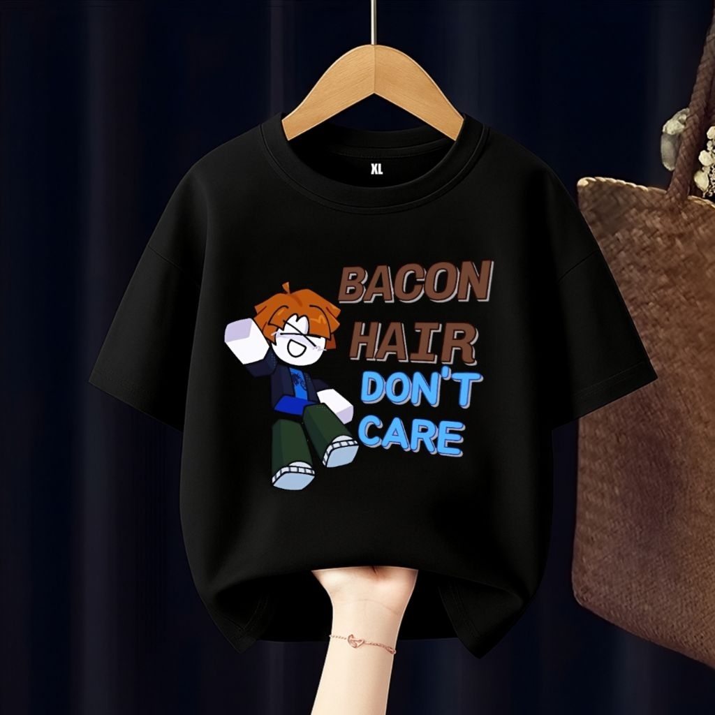 BAJU KAOS ANAK ROBLOX BACON FREE CUSTOM NAMA