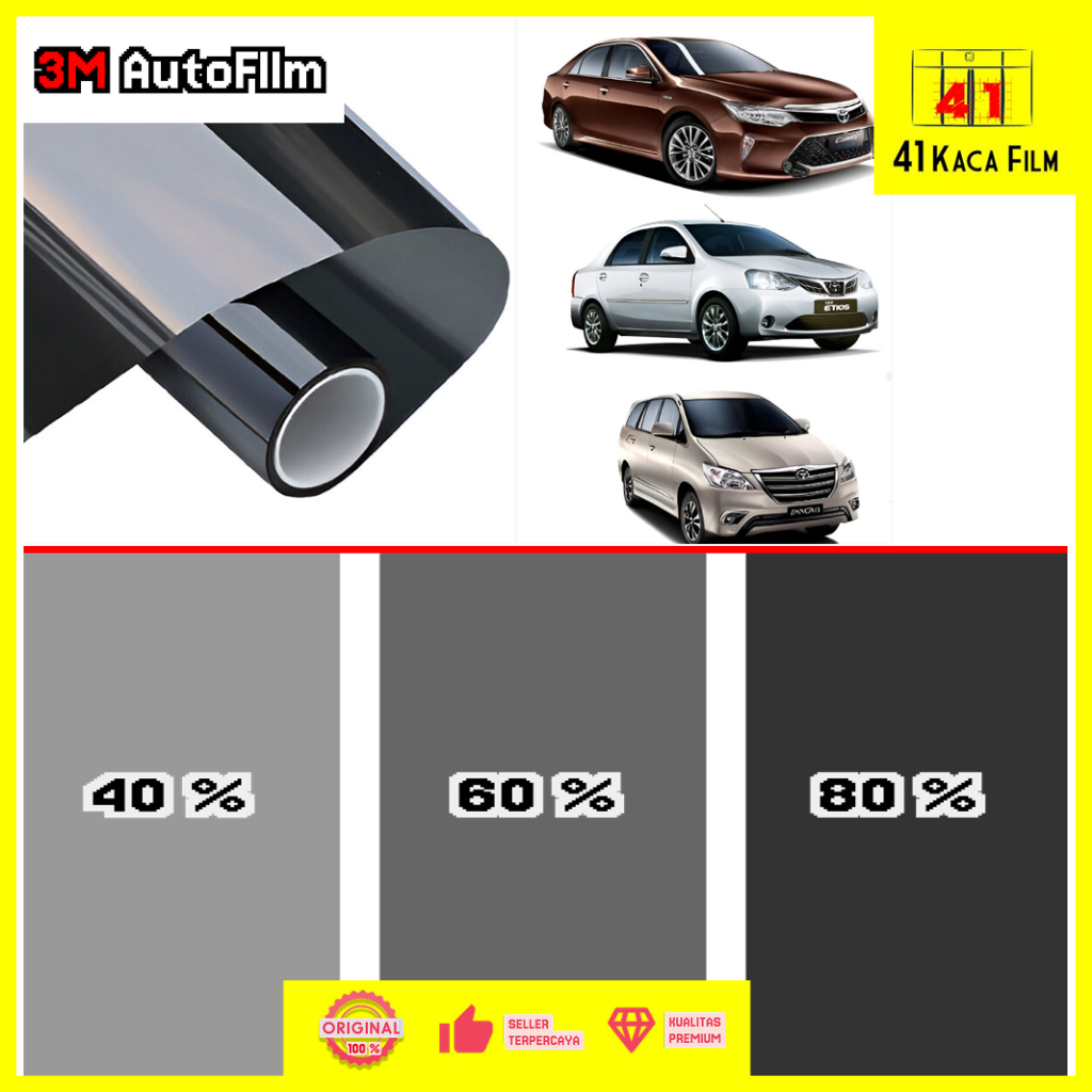 KACA FILM 3M Original Black Beauty