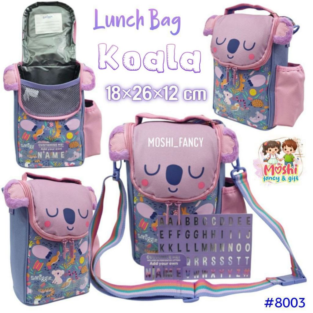 Lunch Bag Koala / Tas Makan Selempang Koala / Tas Bekal Anak Koala Anak Perempuan Girl / Lunch Box K