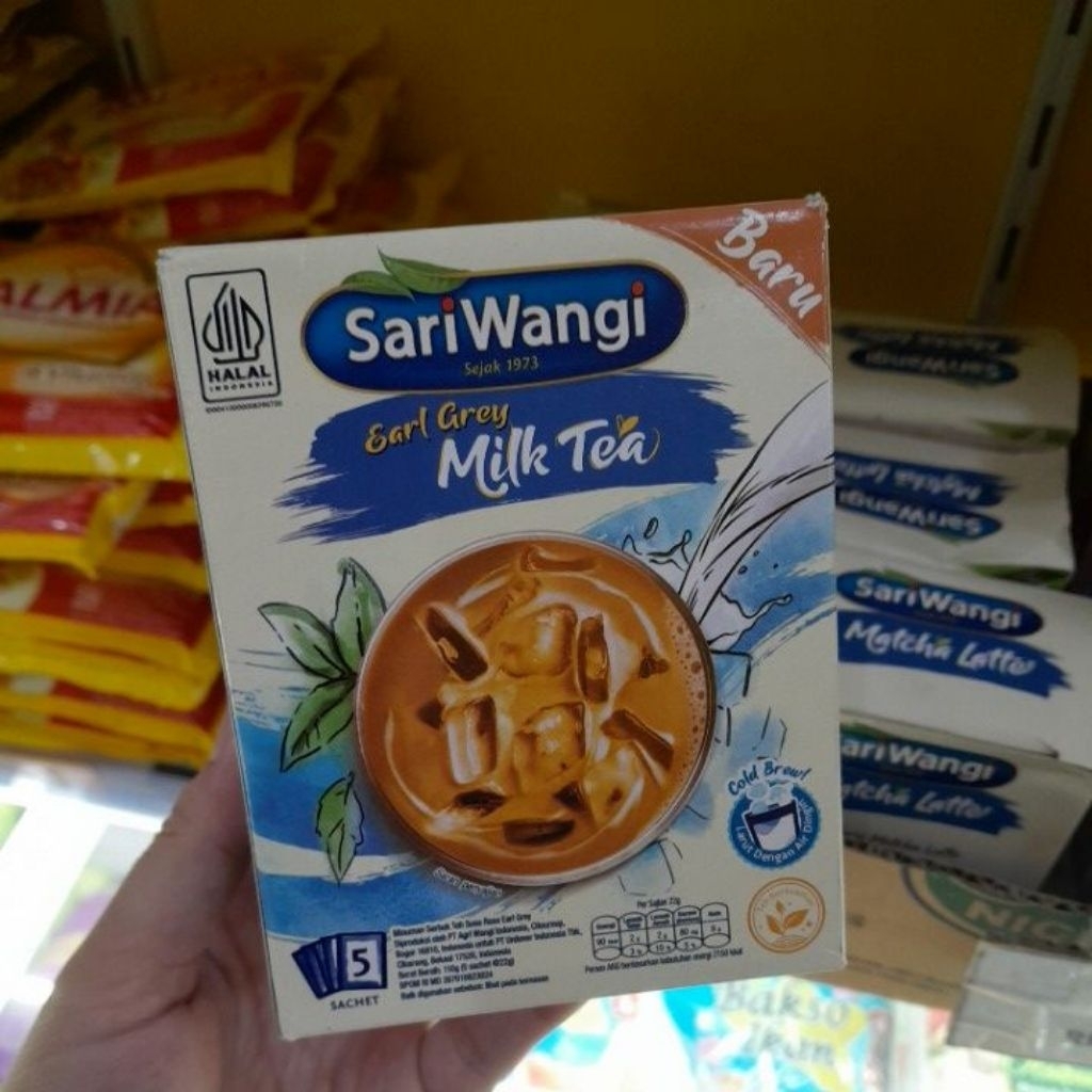 Sariwangi earl grey milk tea 110gr