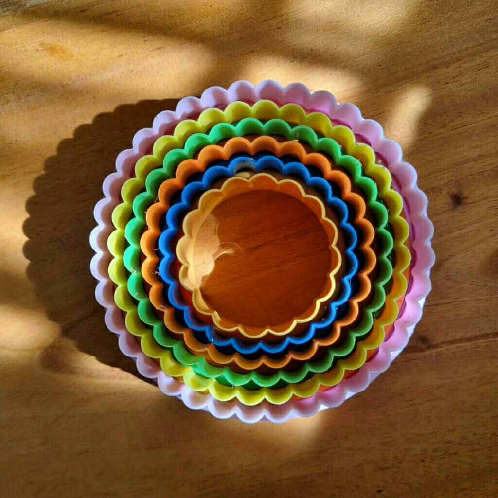 Cetakan Kue Kering Bomboloni Donat Bulat Lingkaran Fondant Round Cutter Plastik