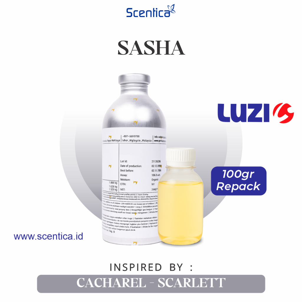 BIBIT PARFUM LUZI SASHA INSPIRED BY CACHAREL SCARLETT