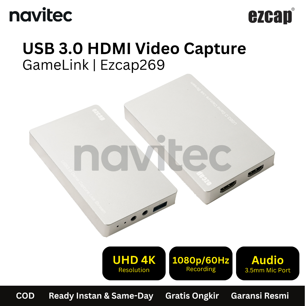 Ezcap269 USB 3.0 HDMI Game Video Capture 4K Live Streaming Ezcap 269