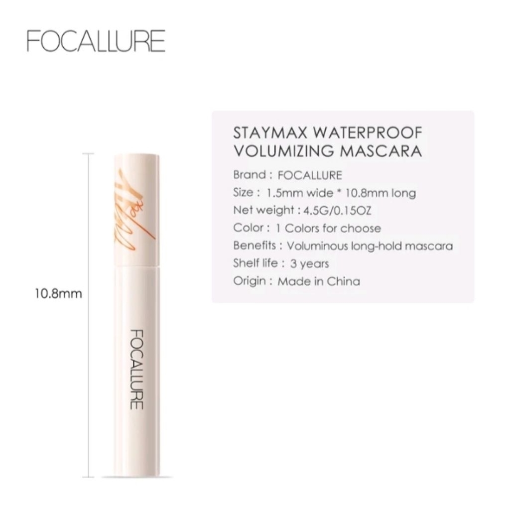 FOCALLURE WATERPROOF VOLUMIZING MASCARA FA148