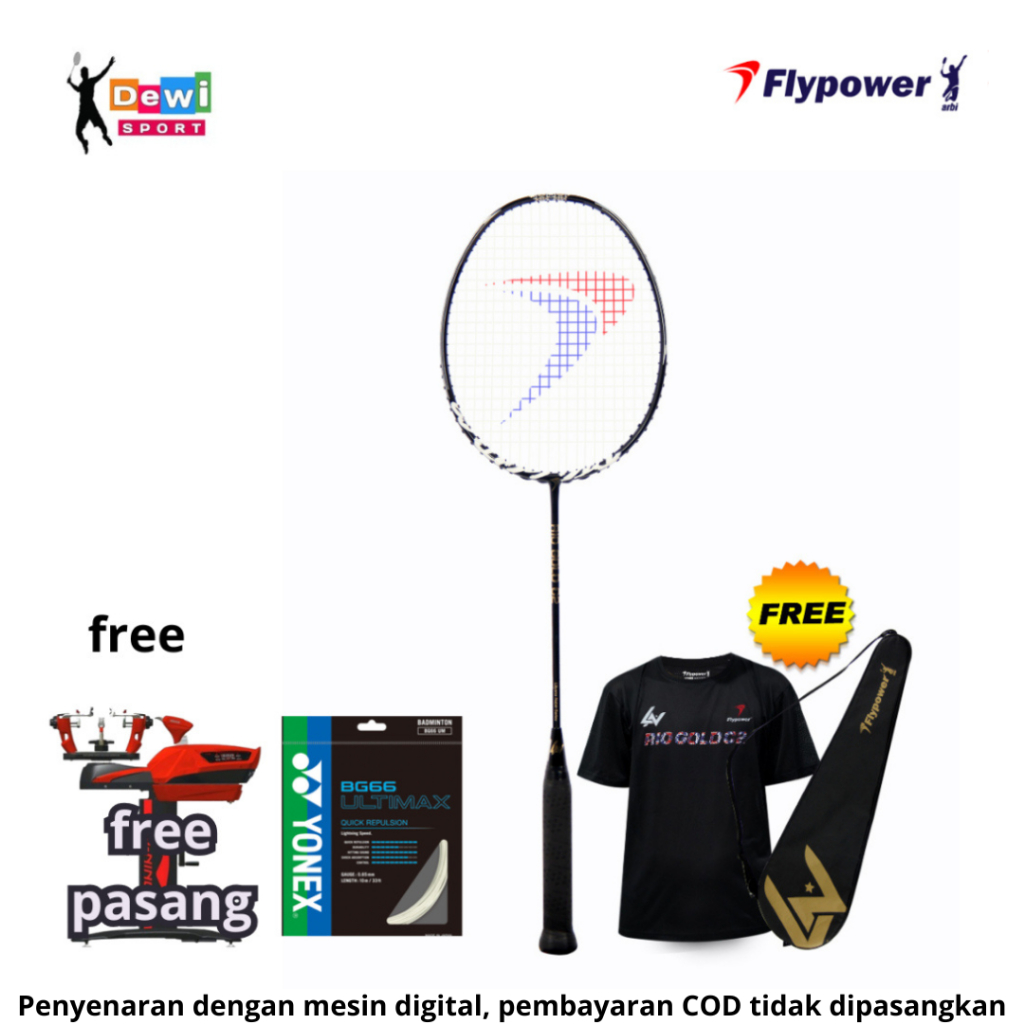 Raket Badminton Flypower RIO GOLD C2