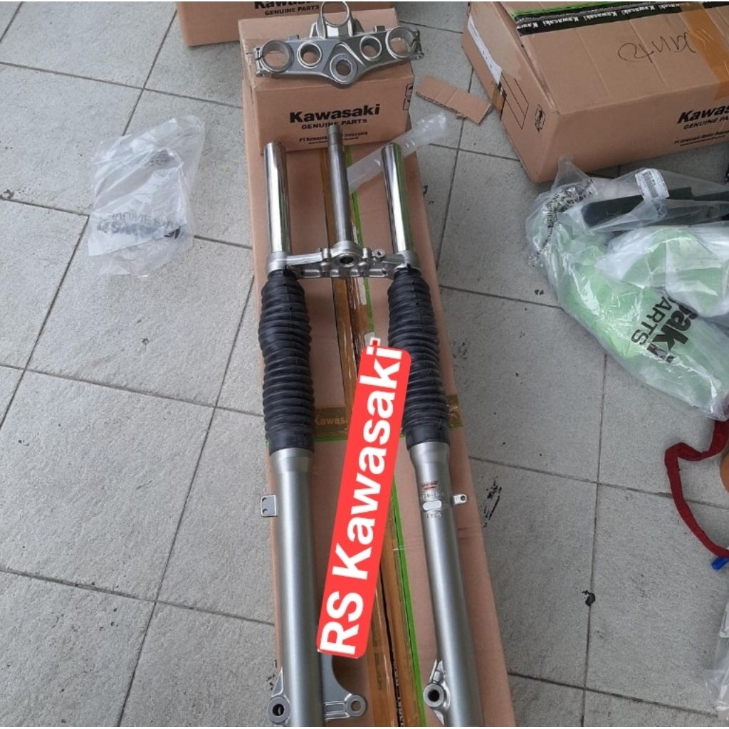 shock depan Assy KLX s 150 shock tele KLX s original