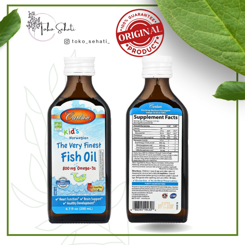 Carlson Kids Fish Oil 200 ml