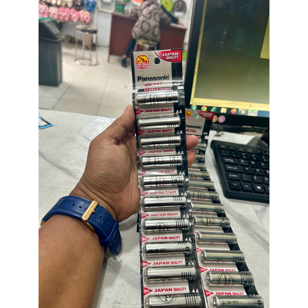 Baterai Jam dinding Original Panasonic AA