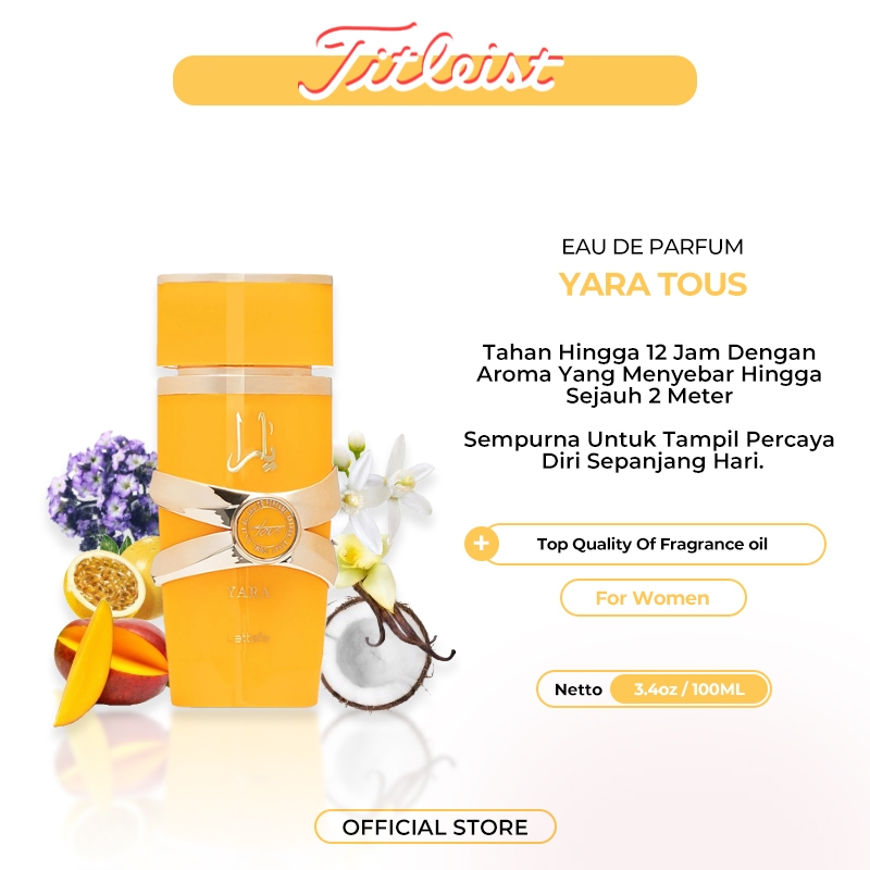Lattafa Yara Tous Parfum 100ML, Lattafa Official Store, Fragrance World, Lattafa Yara Tous Eau de Pa
