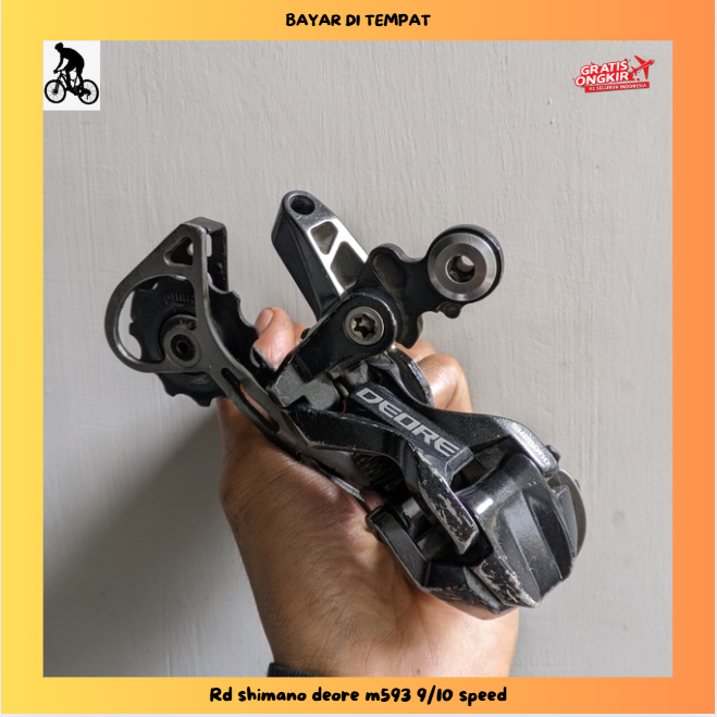 RD SHIMANO DEORE M593 JAPAN 9 SPEED