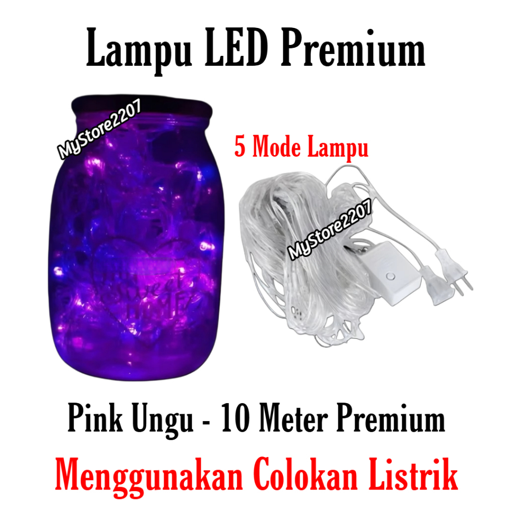 Lampu Hias LED / Lampu Tumblr LED / Lampu Kawat LED NATAL / Lampu Hias Outdoor / Lampu Hias Indoor