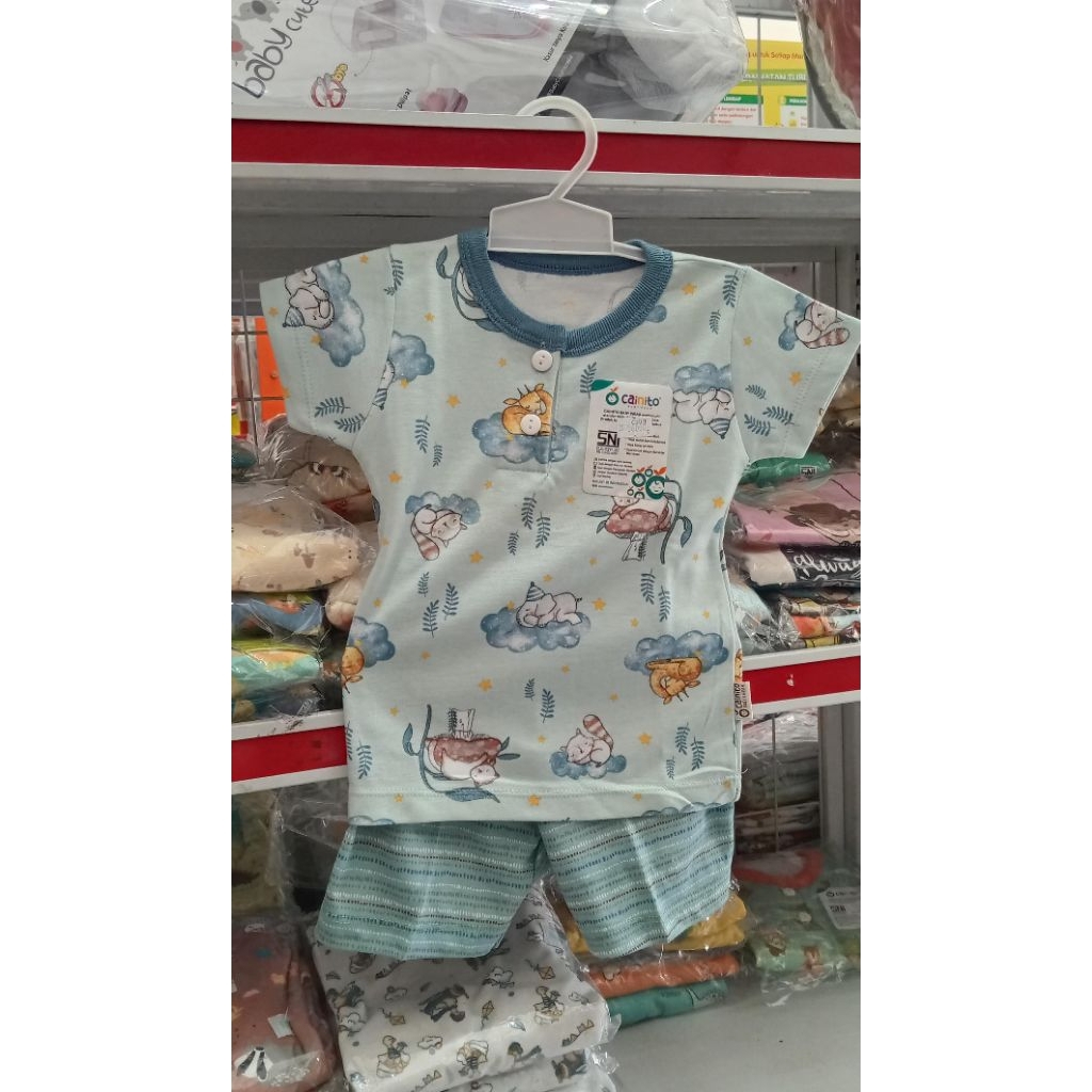 Cainito Setelan Pendek Motif S (6-12m)