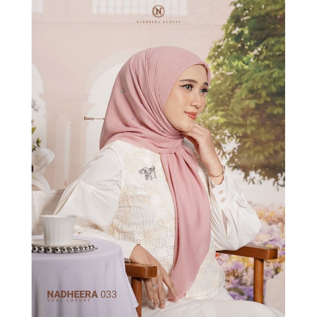 NADHEERA 033 HIJAB SEGIEMPAT NADHEERA LUXURY