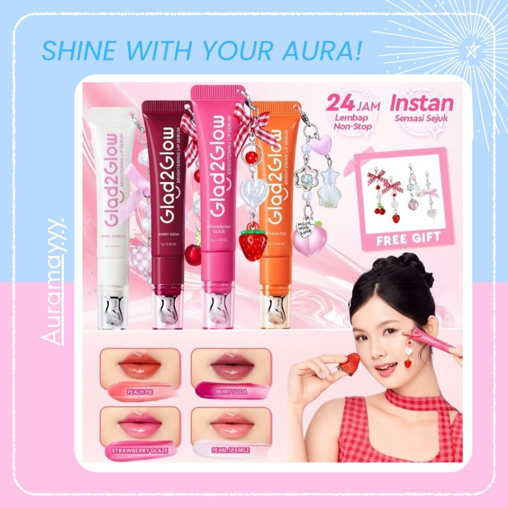 Glad2Glow Brightening Lip Serum | FREE Cute Charm