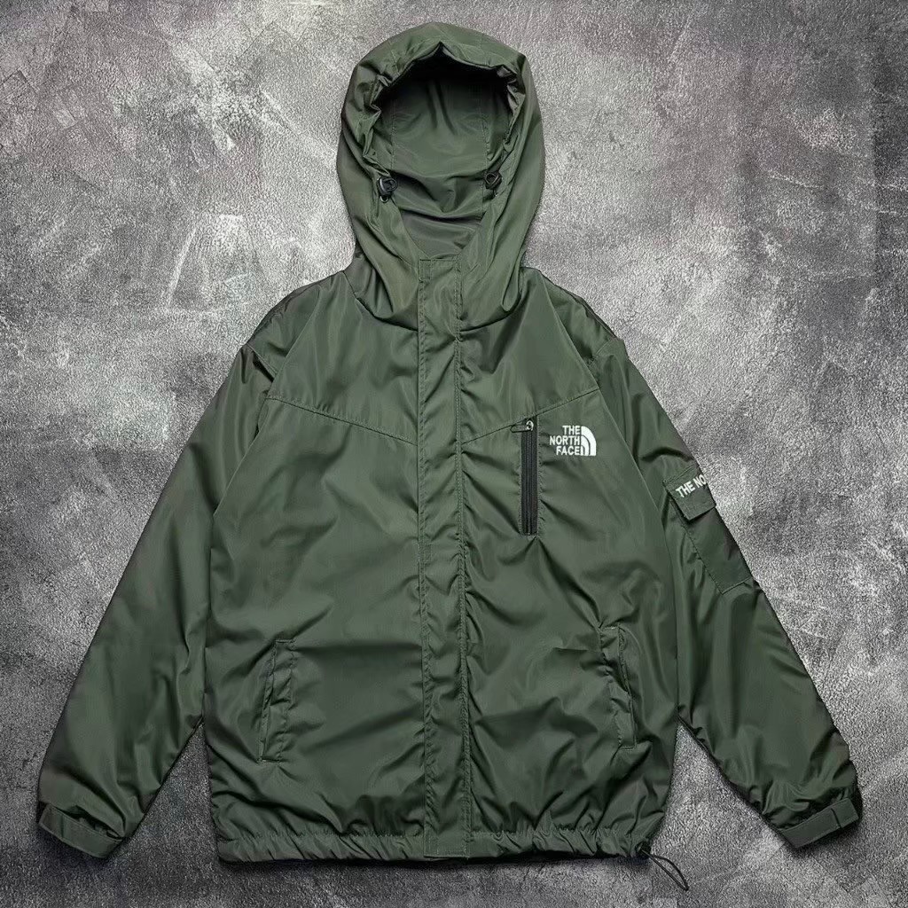 JACKET CASUAL ANORAK LEFT POCKET GORPCORE WATERPROOF ARMY UNISEX