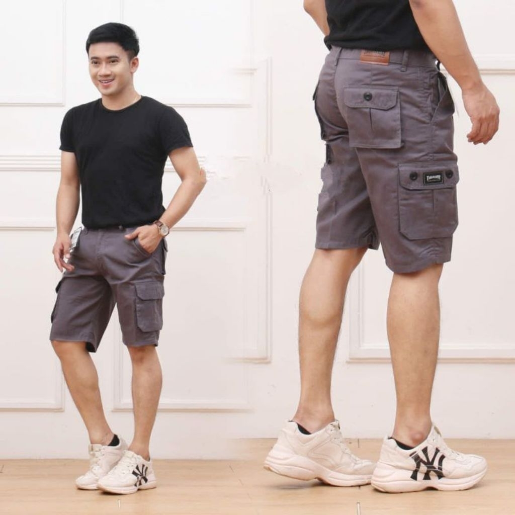 celana Cargo pendek pria ufc